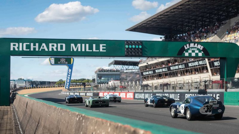 Ford GT40s and Shelby Daytona at Le Mans in 2020