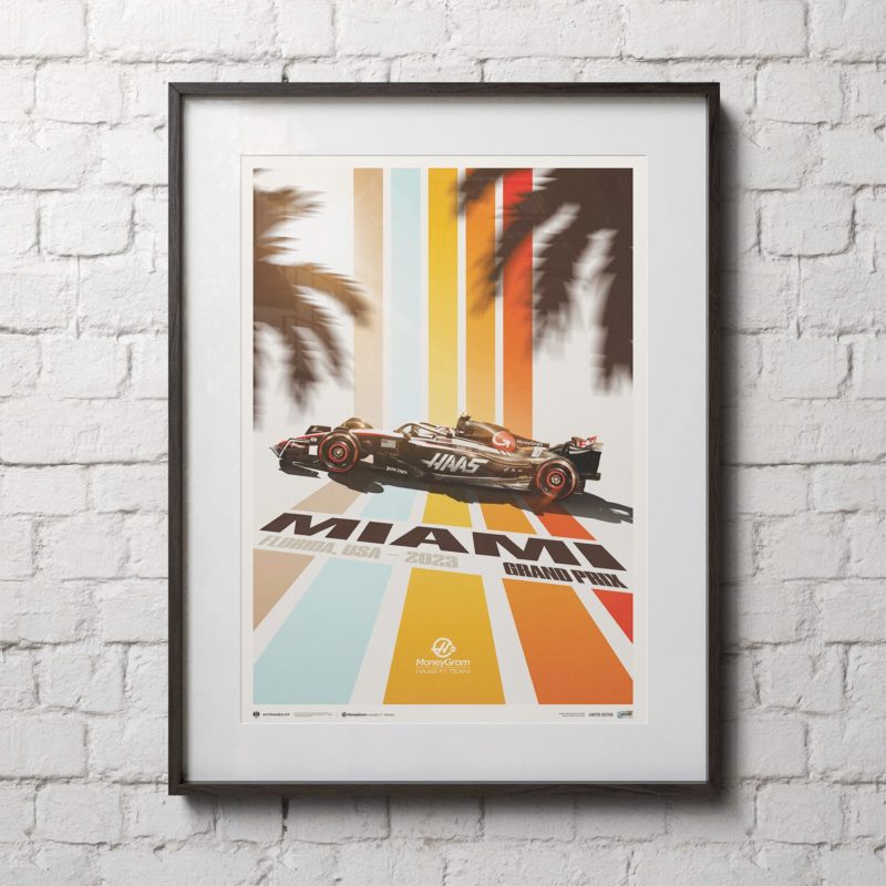 HAAS F1 Team - Miami - 2023 Poster - Motor Sport Magazine