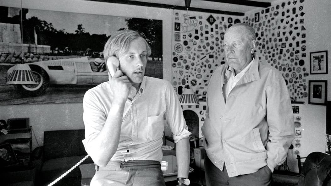 Hans Stuck jns on the phone
