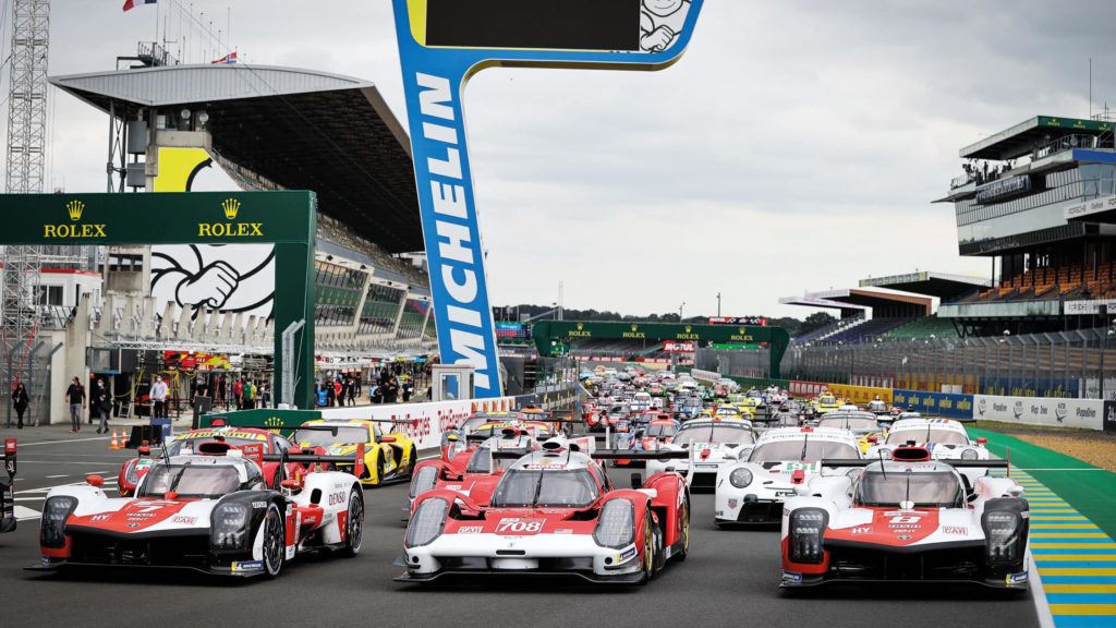 Hypercars lineup at Le Mans