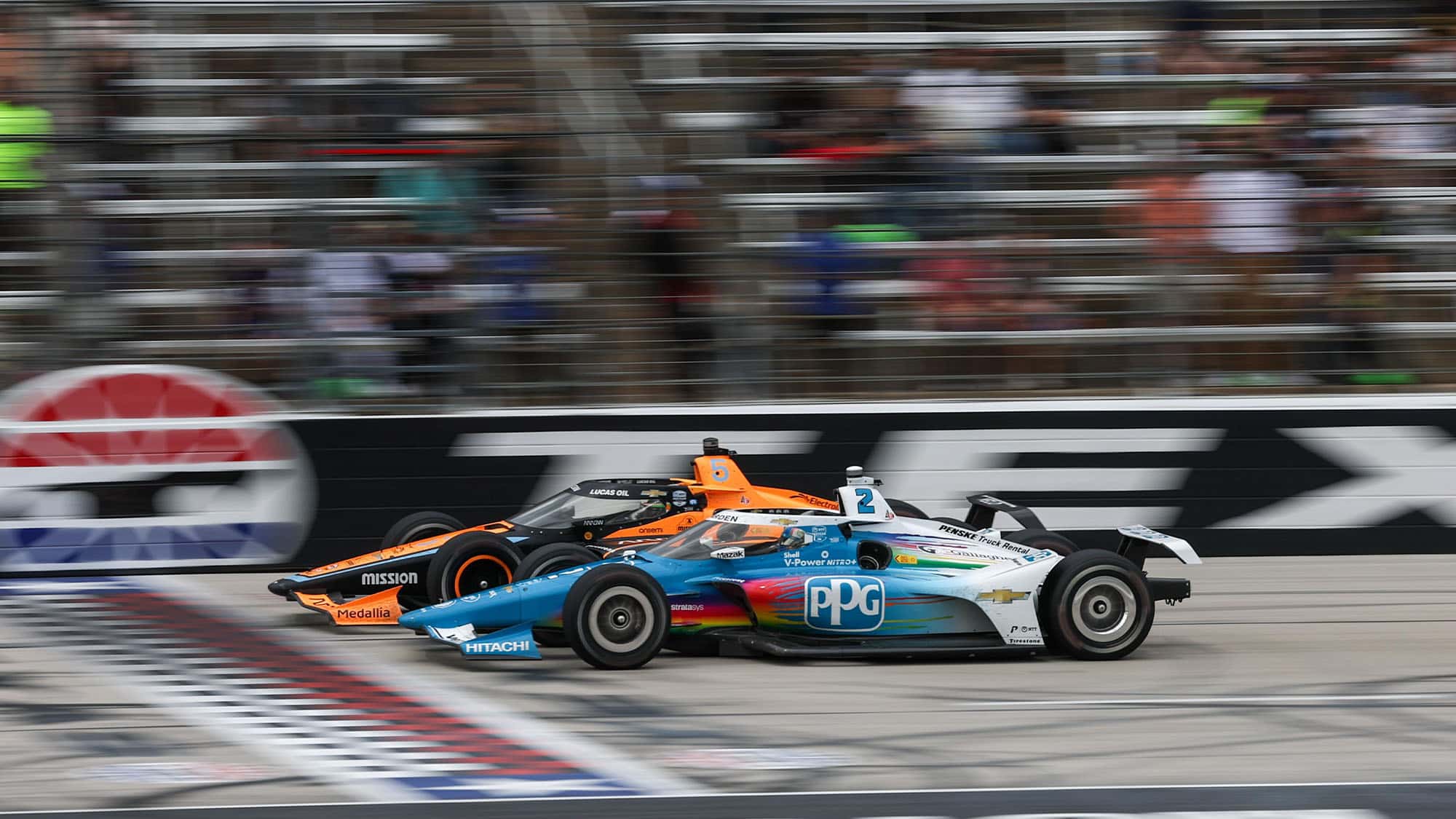 IndyCar Texas 2023 start Josef Newgarden Penske