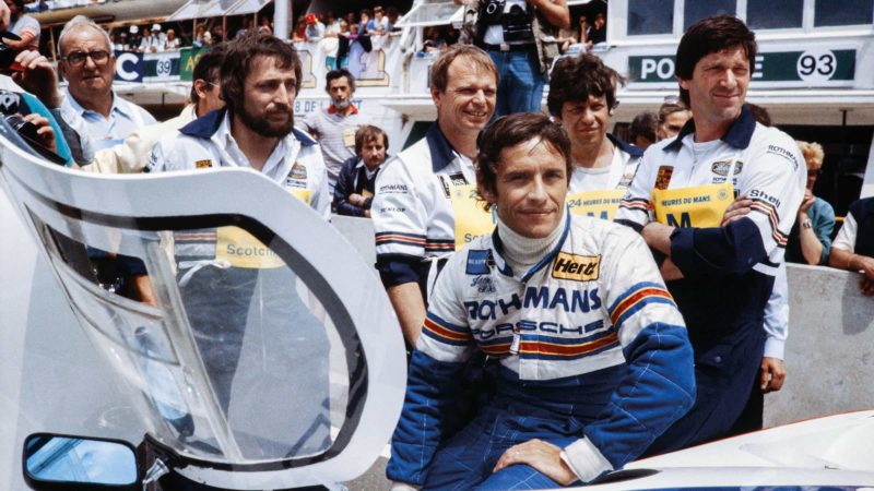 Jacky Ickx poses before the start of the 1983 race