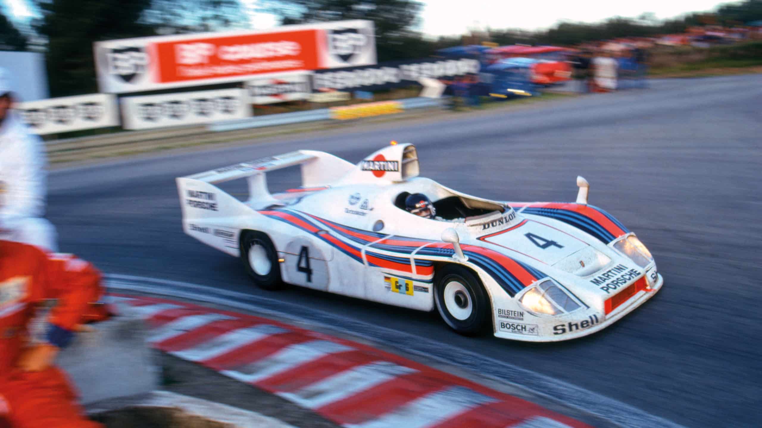 Jacky Ickx's in the Porsche at Le Mans 1977