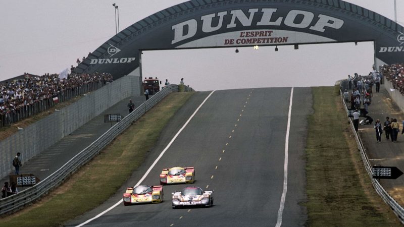 Jaguar leads at Le Mans 1988