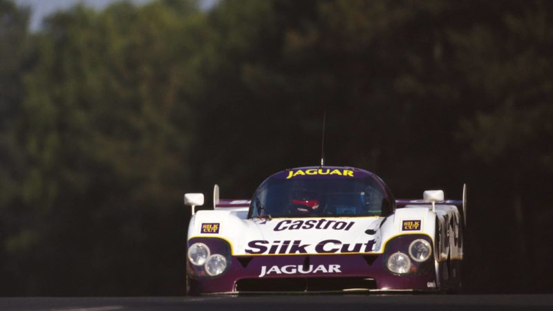 Jaguar on track at Le Mans 1990