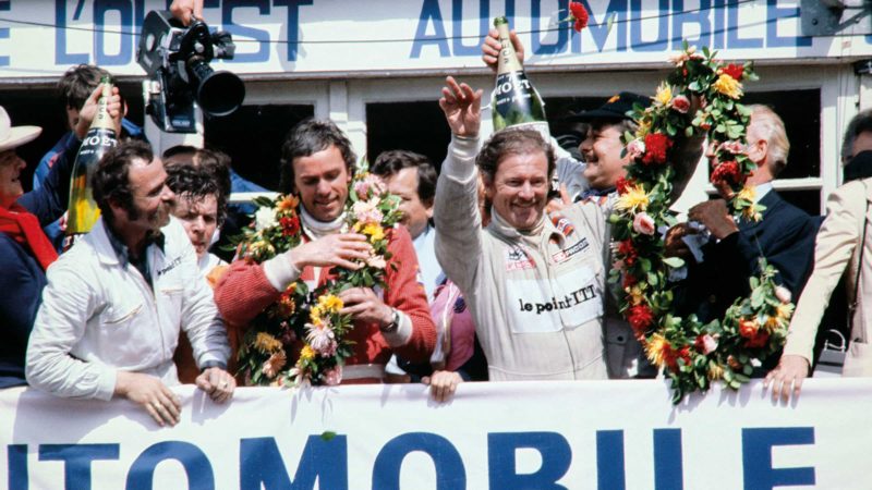 Jean Rondeau winning the Le Mans in 1980 with Jean-Pierre Jaussaud