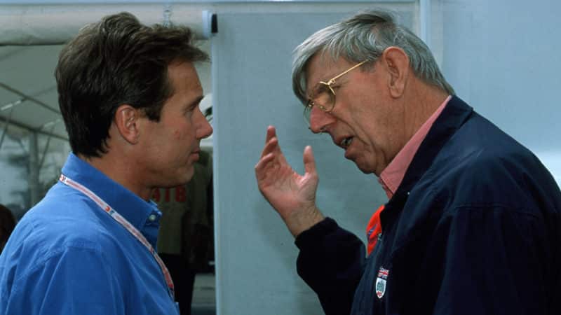 Ken Tyrrell with Craig Pollock