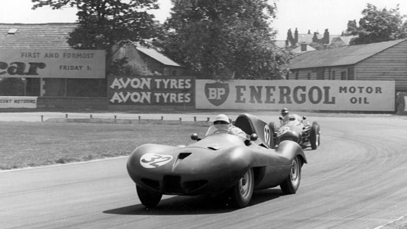Kenneth McAlpine 1955 British GP Aintree Connaught
