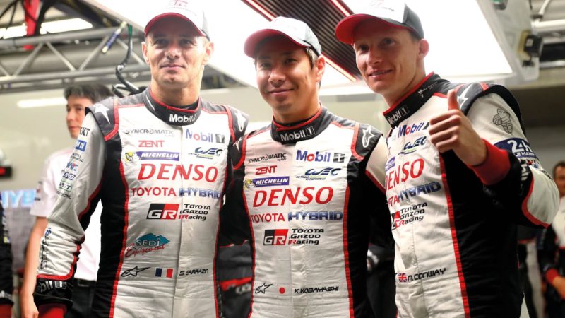 Kobayashi, Stéphane Sarrazin and Mike Conway