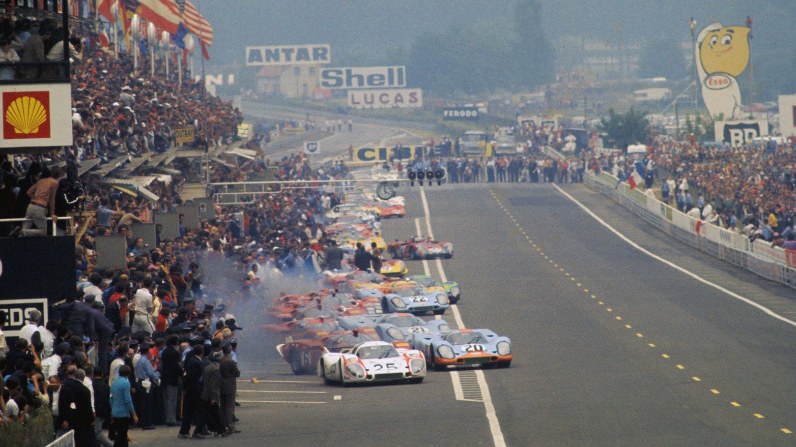 Le Man 1970 race start