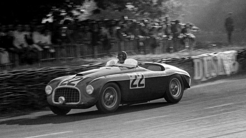 Luigi Chinettiin his Ferrari 166MM