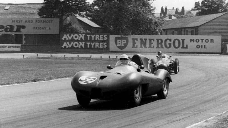 McAlpine’s at the 1955 British GP
