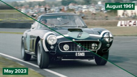 Driving Stirling Moss’s favourite Ferrari at Goodwood – gallery
