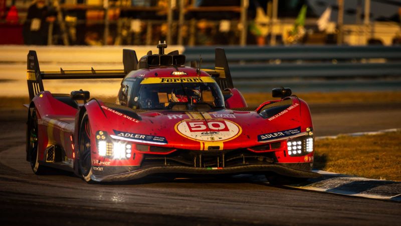 New hyper car Ferrari at Le Mans