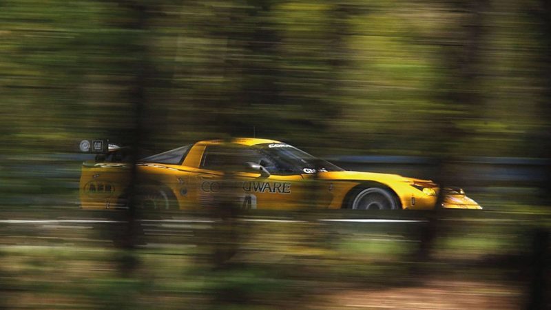 Oliver Gavin on track at Le Mans