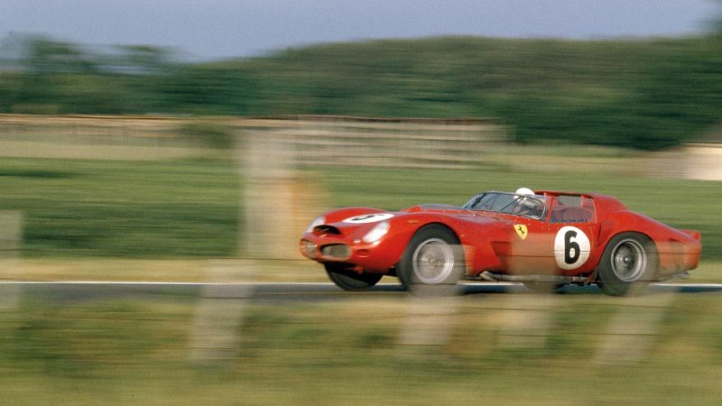 Olivier Gendebien in Ferrari in 1962