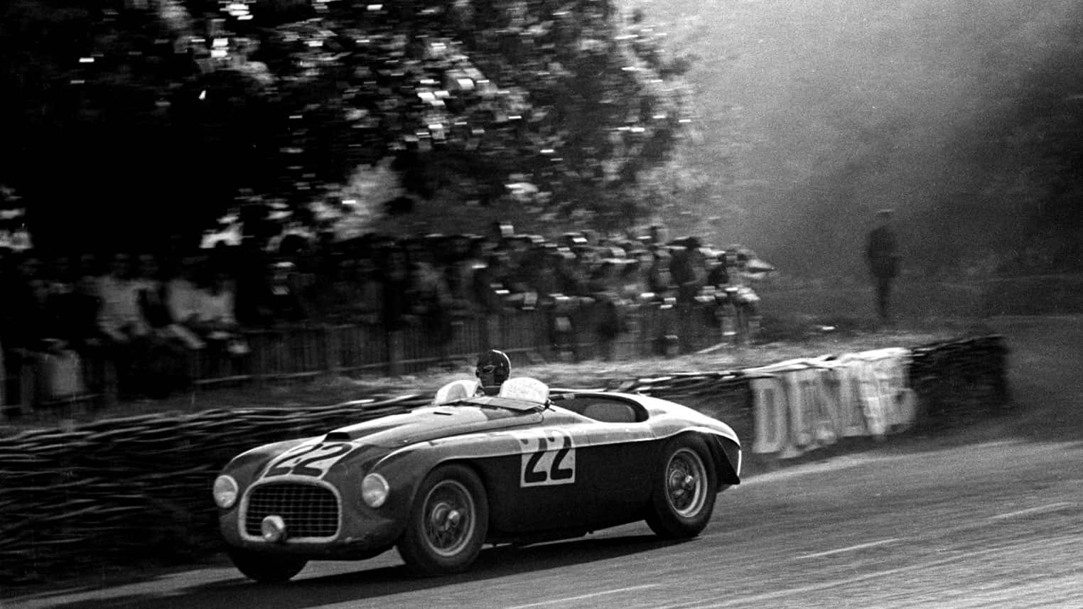 Peter Mitchell-Thomson in Ferrari