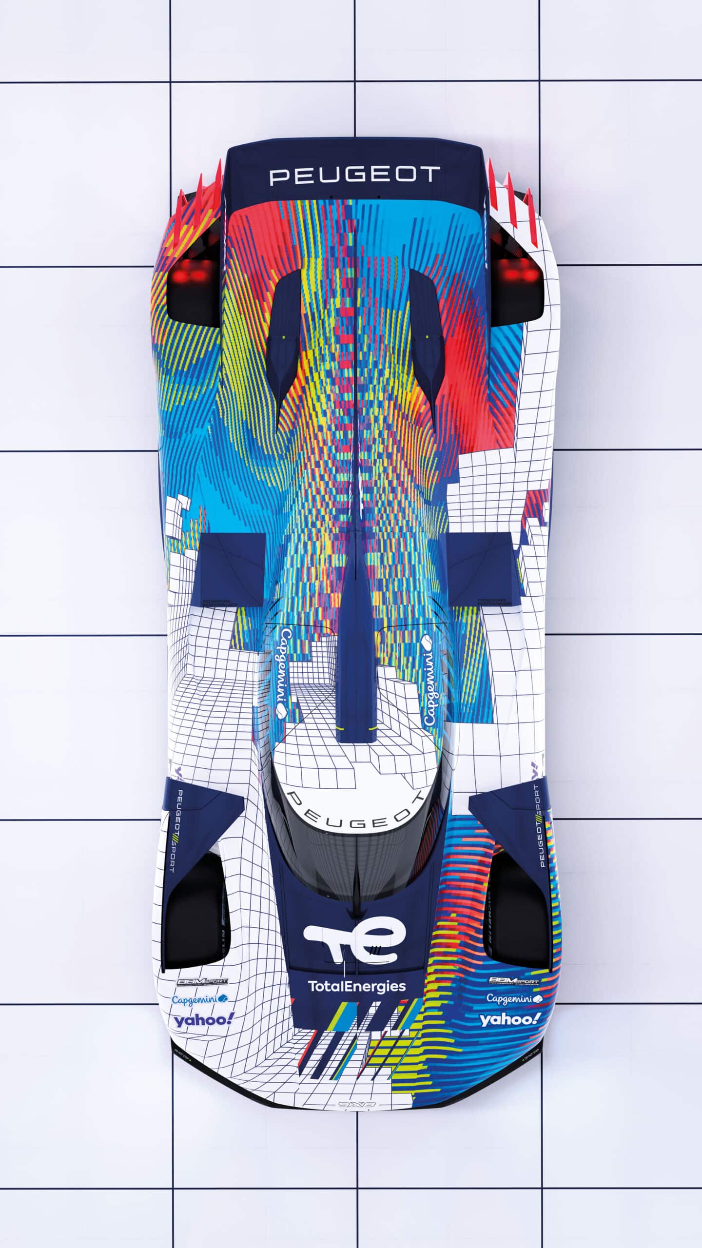 Peugeot top down view