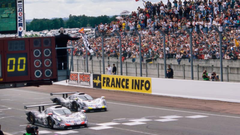 Porsche 1-2 at 1998 Le mans