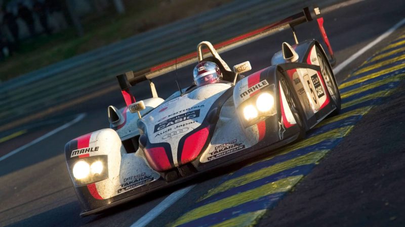 Tom Kristensen in the Audi Sport team Gog R8 at Le Mans