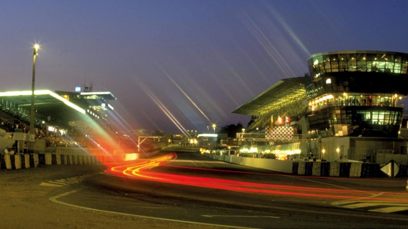 low shutterspeed lights at Le mans