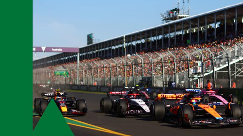 race start 2 2023 Australian GP