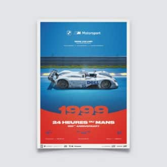 Product image for BMW V12 LMR | 24H Le Mans | 100th Anniversary - 1999 Poster