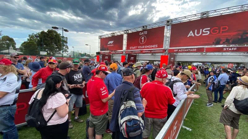 Australian Grand Prix 2020 crowds