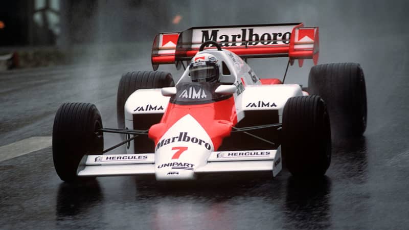 Alain Prost McLaren 1984 Monaco GP