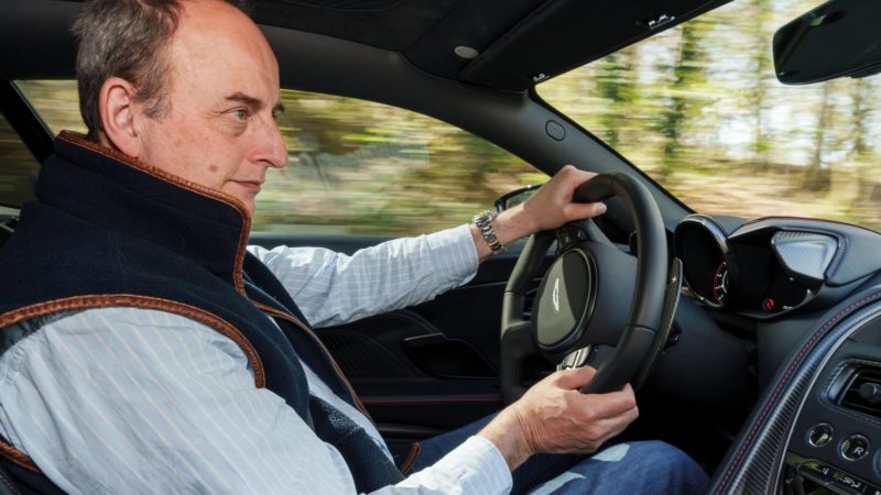 Andrew-Frankel-behind the wheel -Aston-Martin-DBS-770