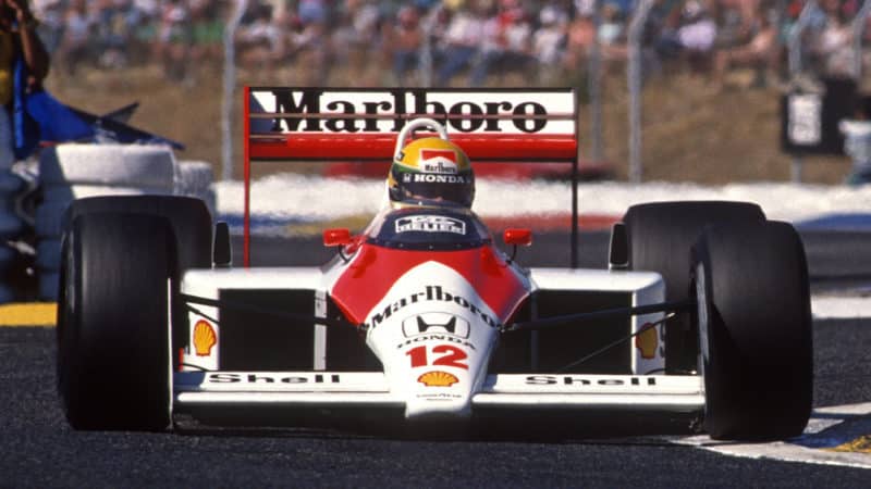 Ayrton Senna McLaren French GP Paul Ricard