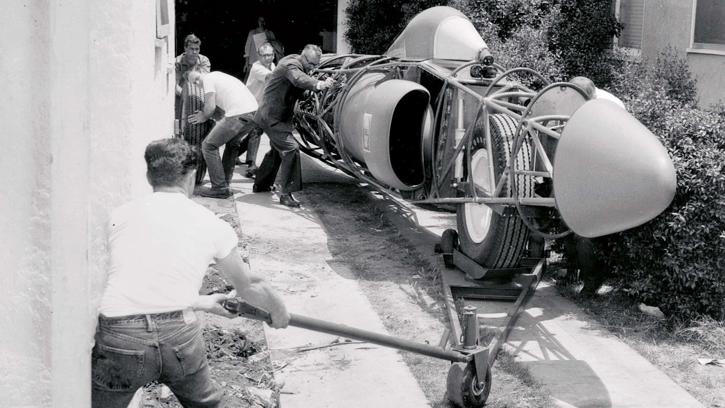 Breedlove’s driveway in 1964