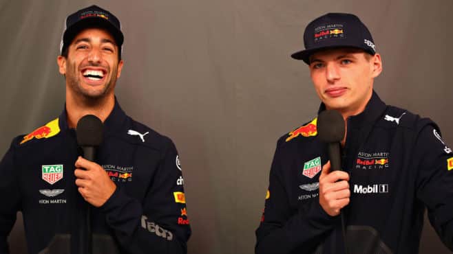 Ricciardo And Verstappens Explosive Baku Crash Team Mate Battle That