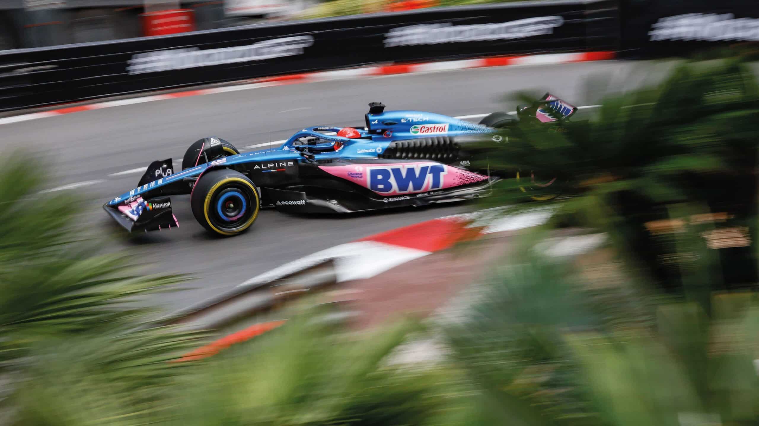 Esteban Ocon Alpine at Monaco