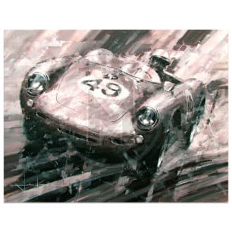Product image for Class Victory | Porsche 550 Spyder | 1955 Le Mans 24H | John Ketchell | Original Artwork
