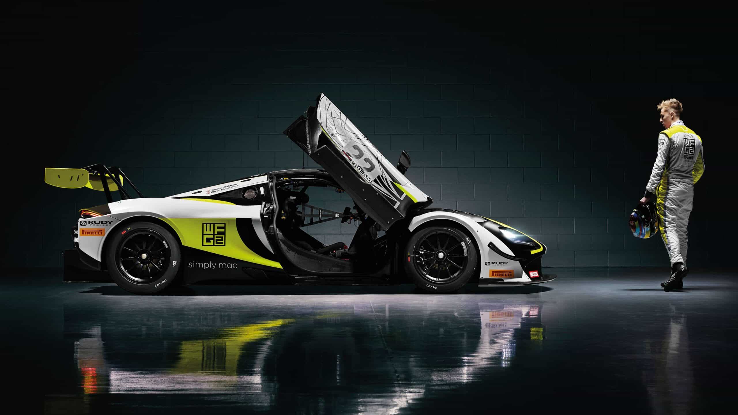 James Baldwin car in 2020’s British GT