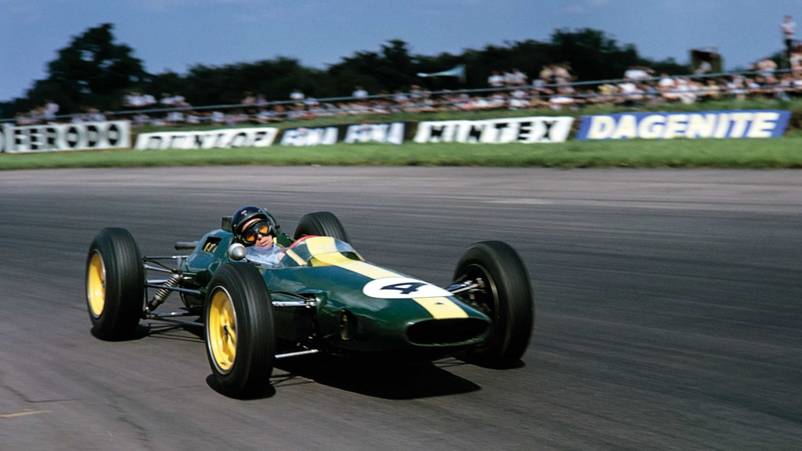 Jim Clark in the Lotus 25