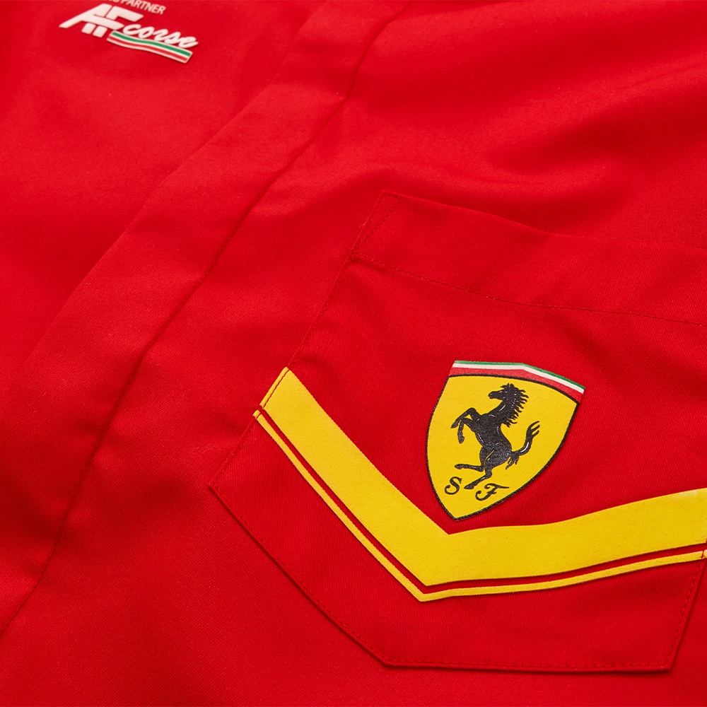 Ferrari WEC Mens Track Shirt - red