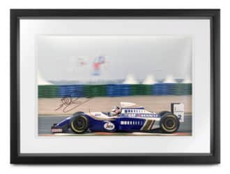Product image for Nigel Mansell signed Williams FW16 photograph