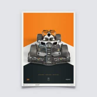 Product image for McLaren Formula 1 Team - Oscar Piastri - The Triple Crown Livery - 60th Anniversary - 2023 Poster