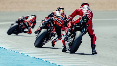 Hallelujah, sideways MotoGP is back!