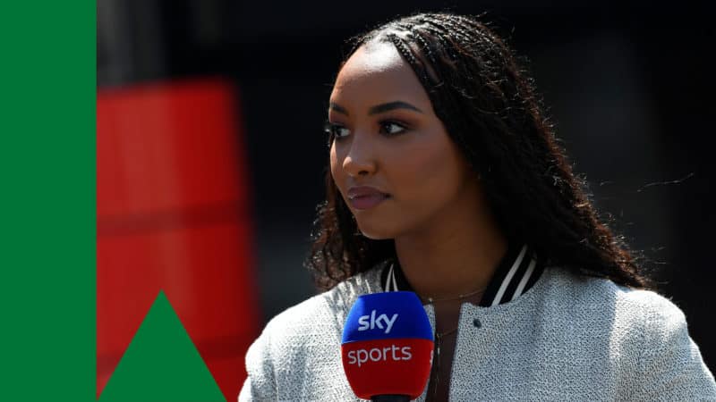 Naomi Schiff Sky Sports 2023 Azerbaijan GP
