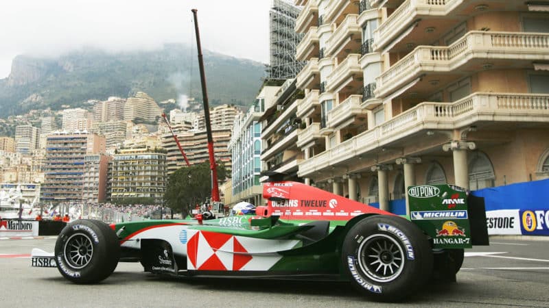 Oceans 12 Jaguar at 2004 Monaco Grand Prix