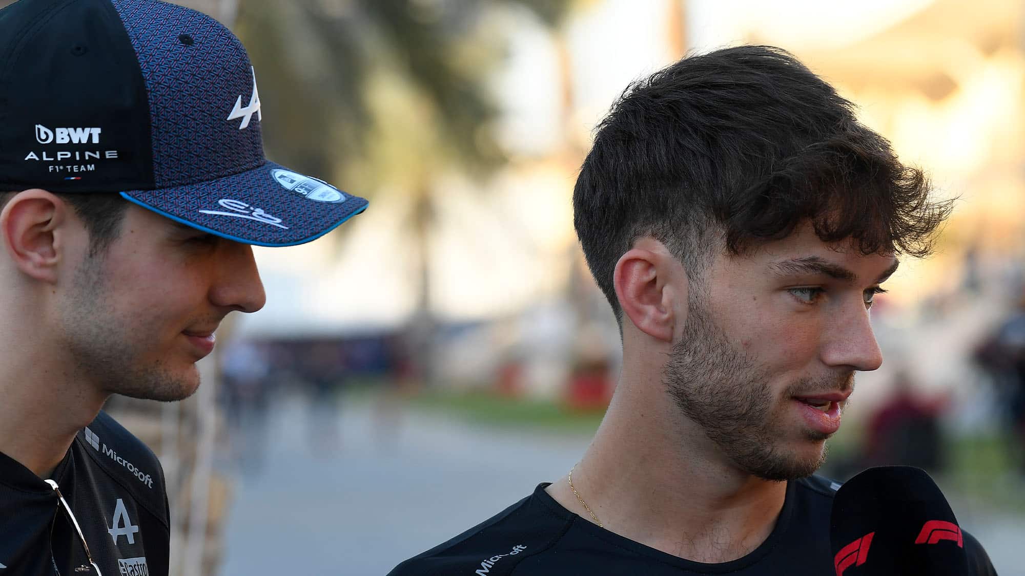 Pierre Gasly Esteban Ocon Alpine Bahrain GP