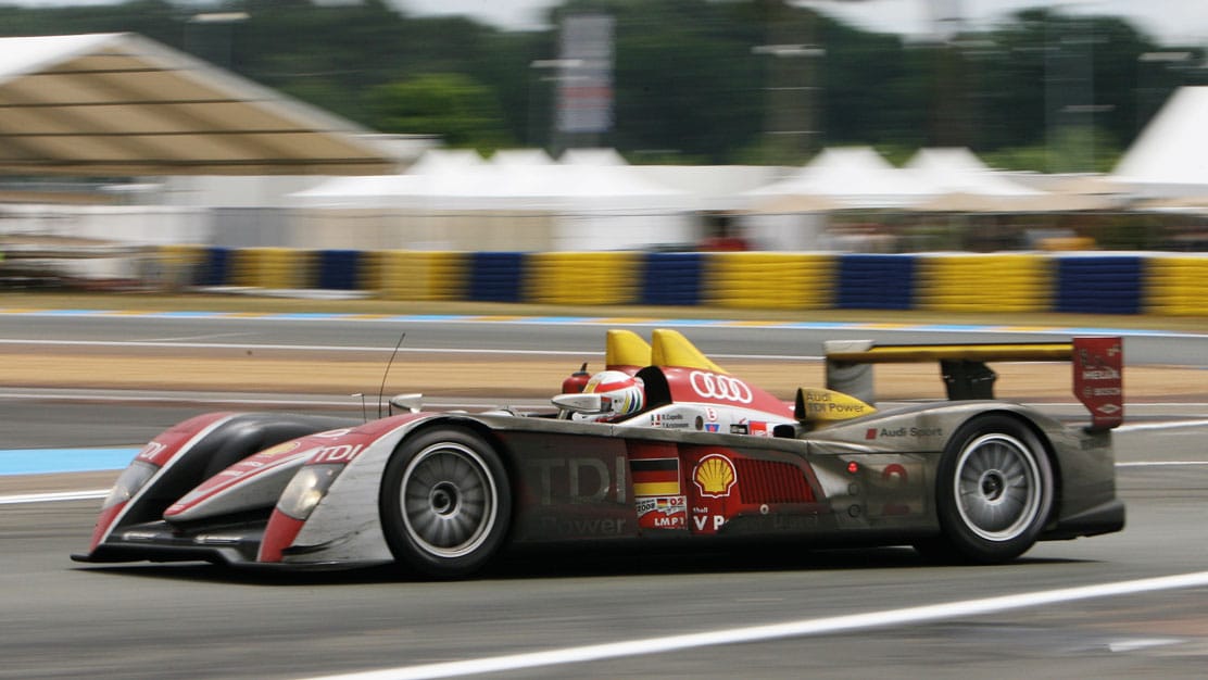Tom Kristensen in 2008 at Le Mans 24 Hours