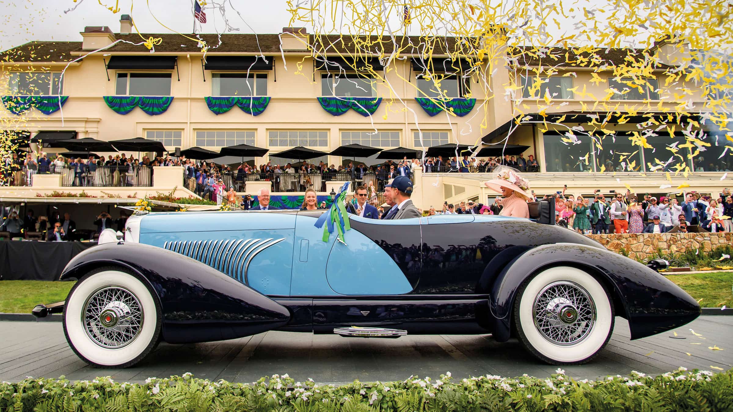 1932 Duesenberg J Figoni Sports Torpedo in the 2022 Concours d’Elegance