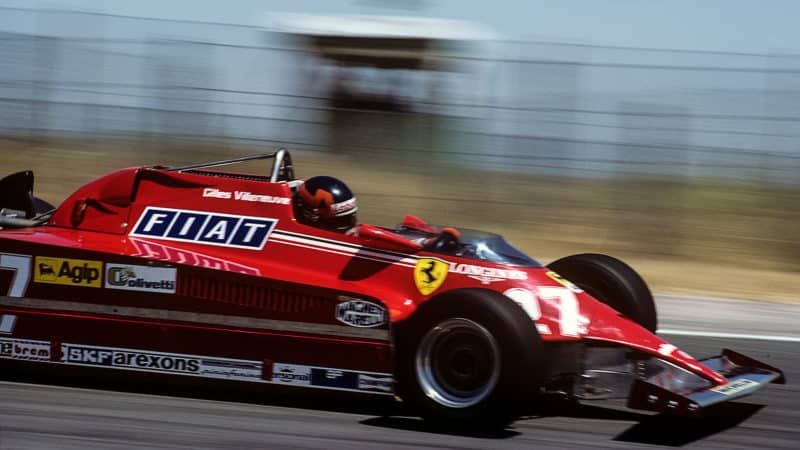1981 Spanish GP Jarama Gilles Villeneuve Ferrari