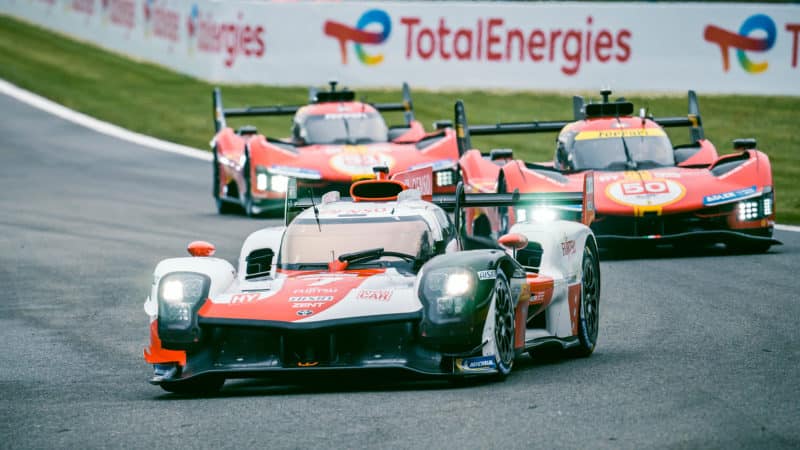 Spa Ferrari Toyota WEC