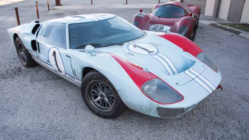 A replica of the Ken Miles:Denny Hulme GT40