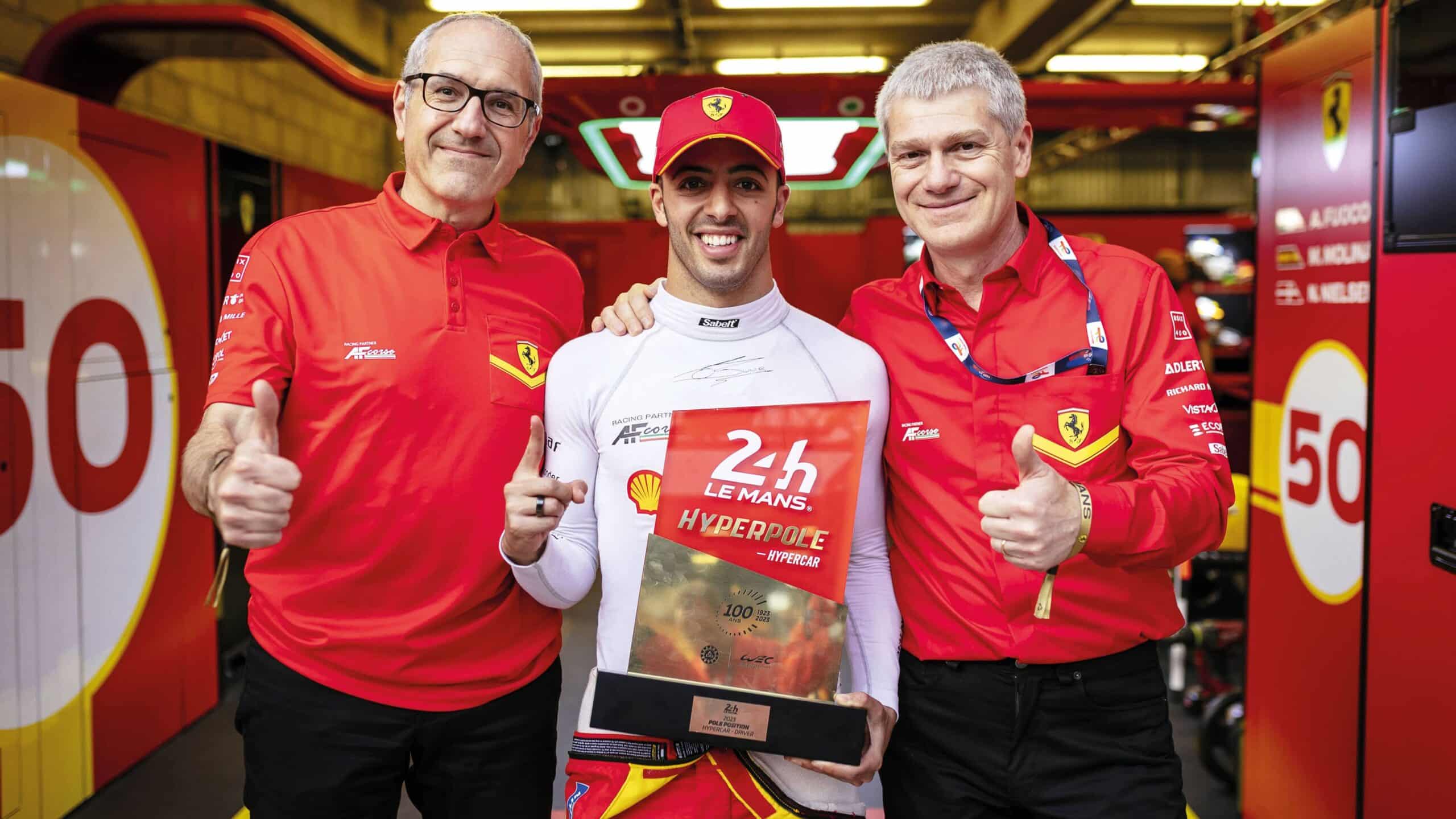 Antonello Coletta, with Ferdinando Cannizzo and driver Antonio Fuoco